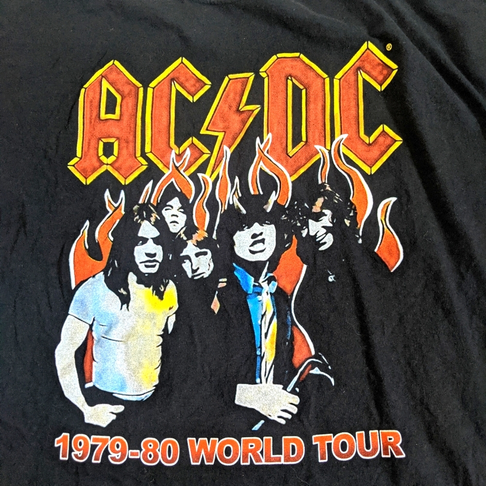Ac/Dc 1979 World Tour T-Shirt - Gem